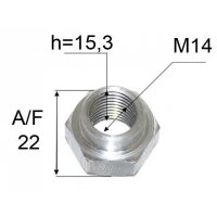 ECROU FUSEE 14MM SATELLITE AV REBORD A PLIER