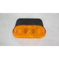 FEU ORANGE A LED OBLONG avec patte querre 24V