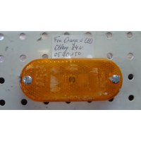 FEU ORANGE A LED  OBLONG  L=110mm  24V  JOKON