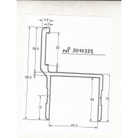 MOULURE ENCADRT ALU PANN SANDW 30mm