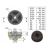 TAMBOUR AK D=160 100X4 1636/37