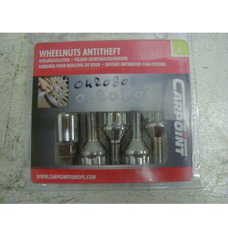 ANTIVOL VIS ROUE 12X150  kit de 4 vis