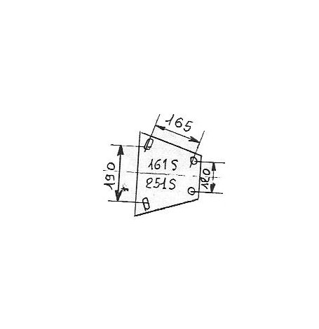 ATTACHE ALKO 161S RA LEVIER SIMPLE   950 A 1600KG