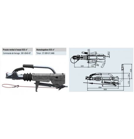 ATTACHE ALKO 251G NM 1550 � 3000 kg