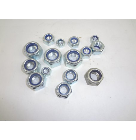ECROU FREIN  4 Z BLEU