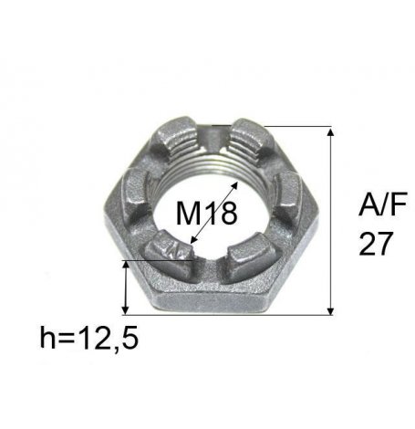 ECROU FUSEE 18MM FTF