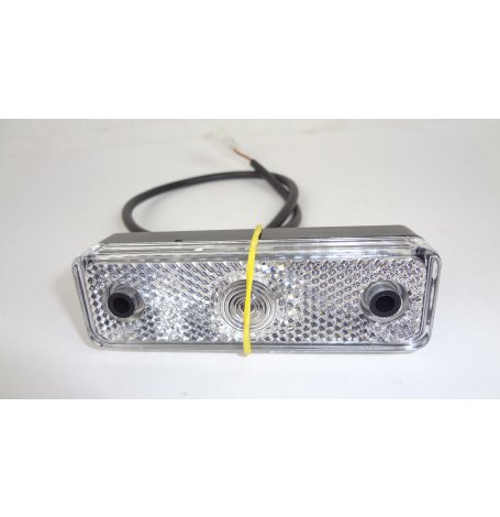 FEU AVANT BLANC RADEX avec rflecteur 95 x 30