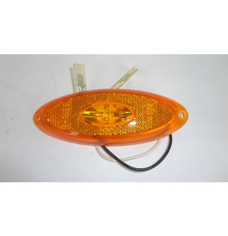 FEU ORANGE A LED  OVAL    120X45   12V  JOKON   type 2012