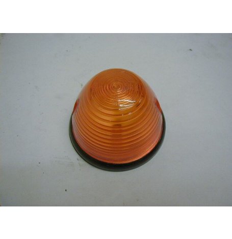 FEU ORANGE   ROND   OBUS   D=76mm