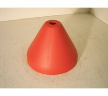 CONE PLASTIQUE ROUGE OU NOIR POUR PNEUMATIQUE