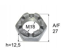 ECROU FUSEE 18MM FTF