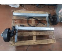 ESSIEU KN AF 1800 KG FREINE 140X5 en 2 moitis