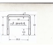 MOULURE ENCADRT ALU PANN SANDW 20MM