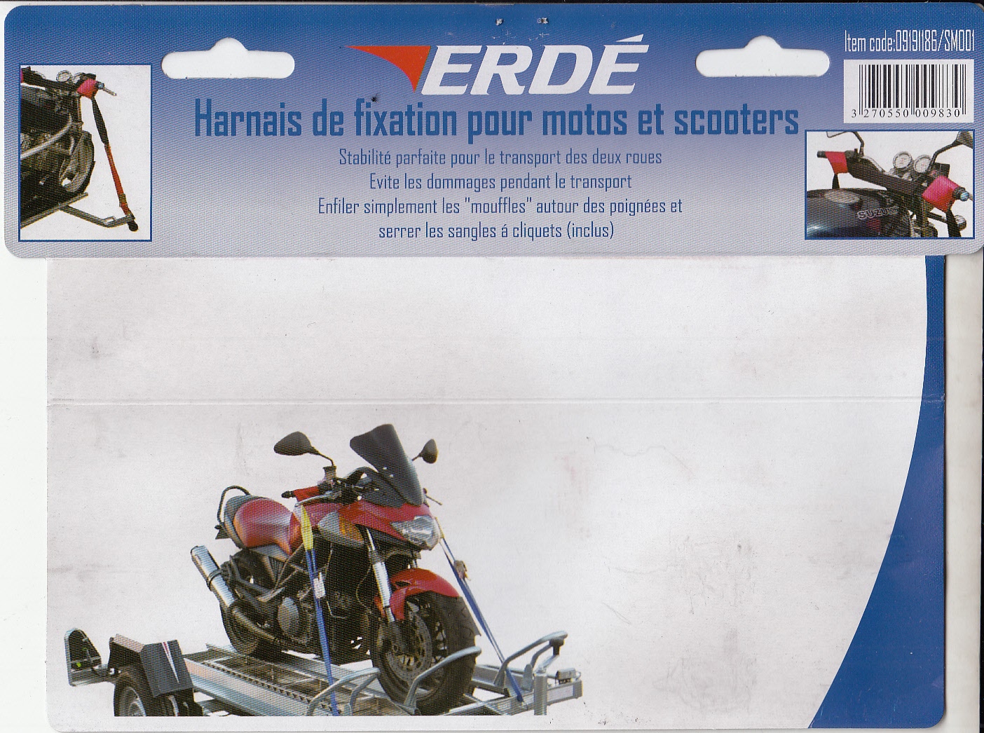 Equipièce : SANGLE DE GUIDON MOTO les kit de 2