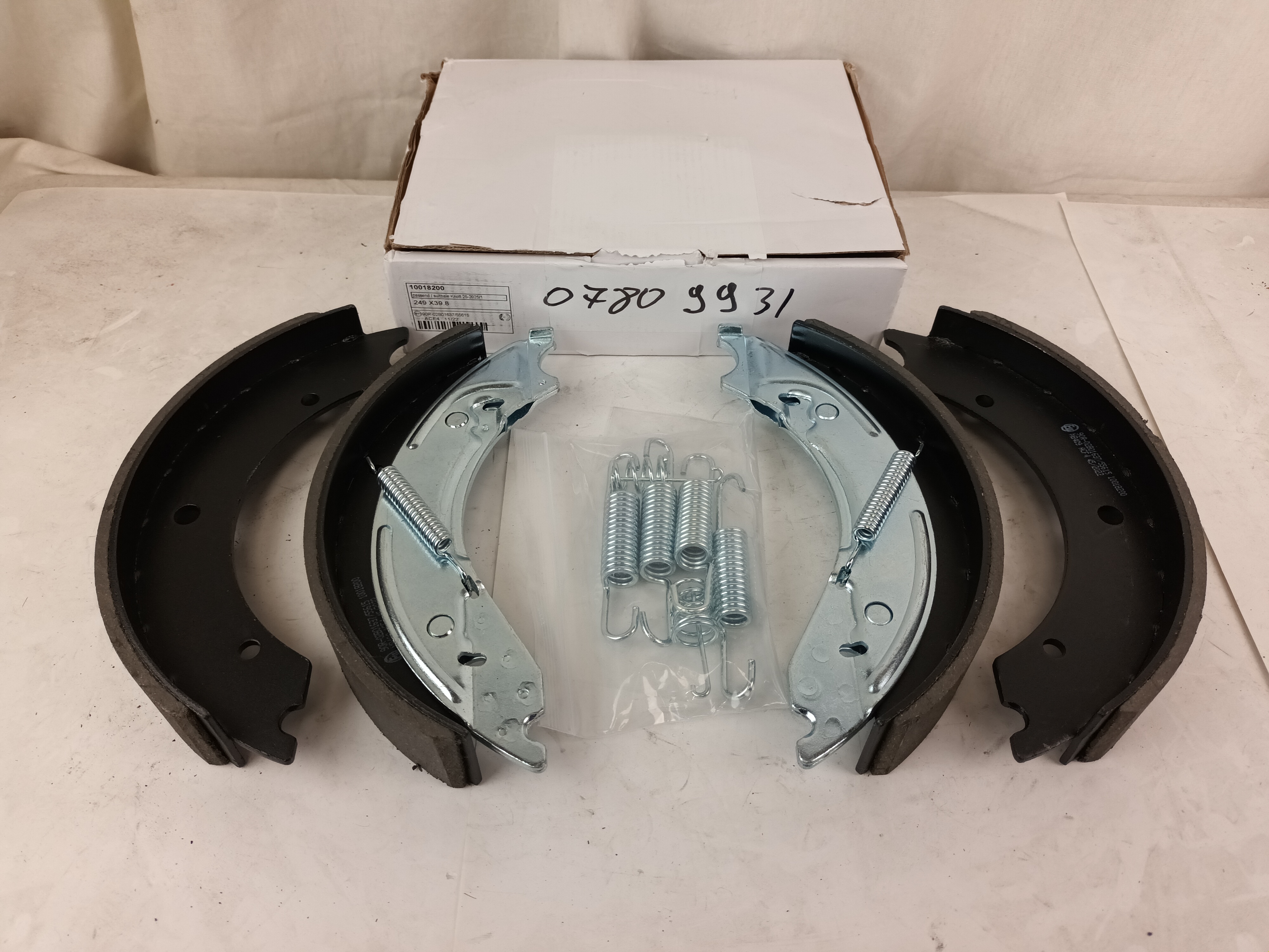 Equipi ce SET AD 4 MACHOIRES KN BPW 2504.5 25.2025