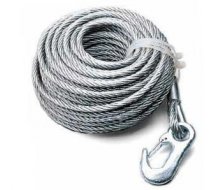 CABLE TREUIL 500KG AV CROCHET LONG 10M  5MM