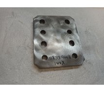 PLAQUE REHAUSSE 8 TROUS INOX