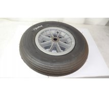 ROUE MONTEE 400X8 Lisse  74 PLASTIQ  al 20mm -2PR
