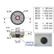 TAMBOUR AK D=160 CARTOUCHE 100X4 EURO